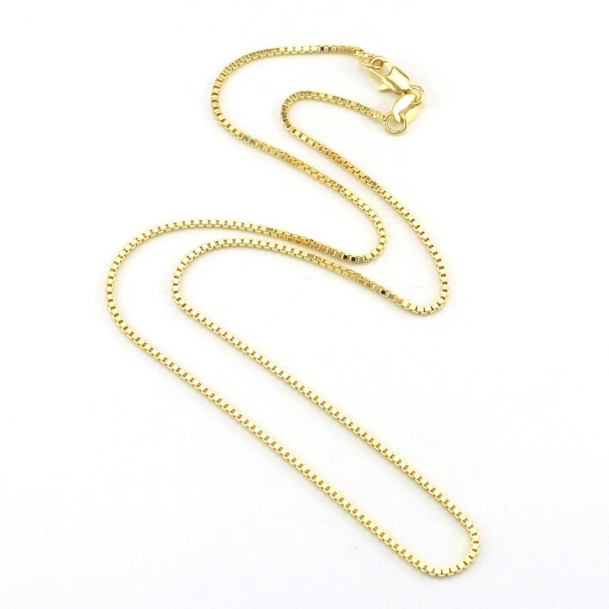 18k Gold Fill 16 Inch 1.2mm Box Chain