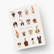 Alt View Party Pups Birthday Card