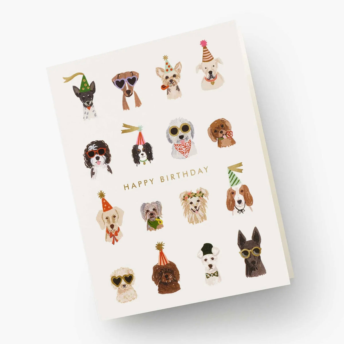 Alt View Party Pups Birthday Card