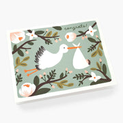 Alt View Congrats Stork Card