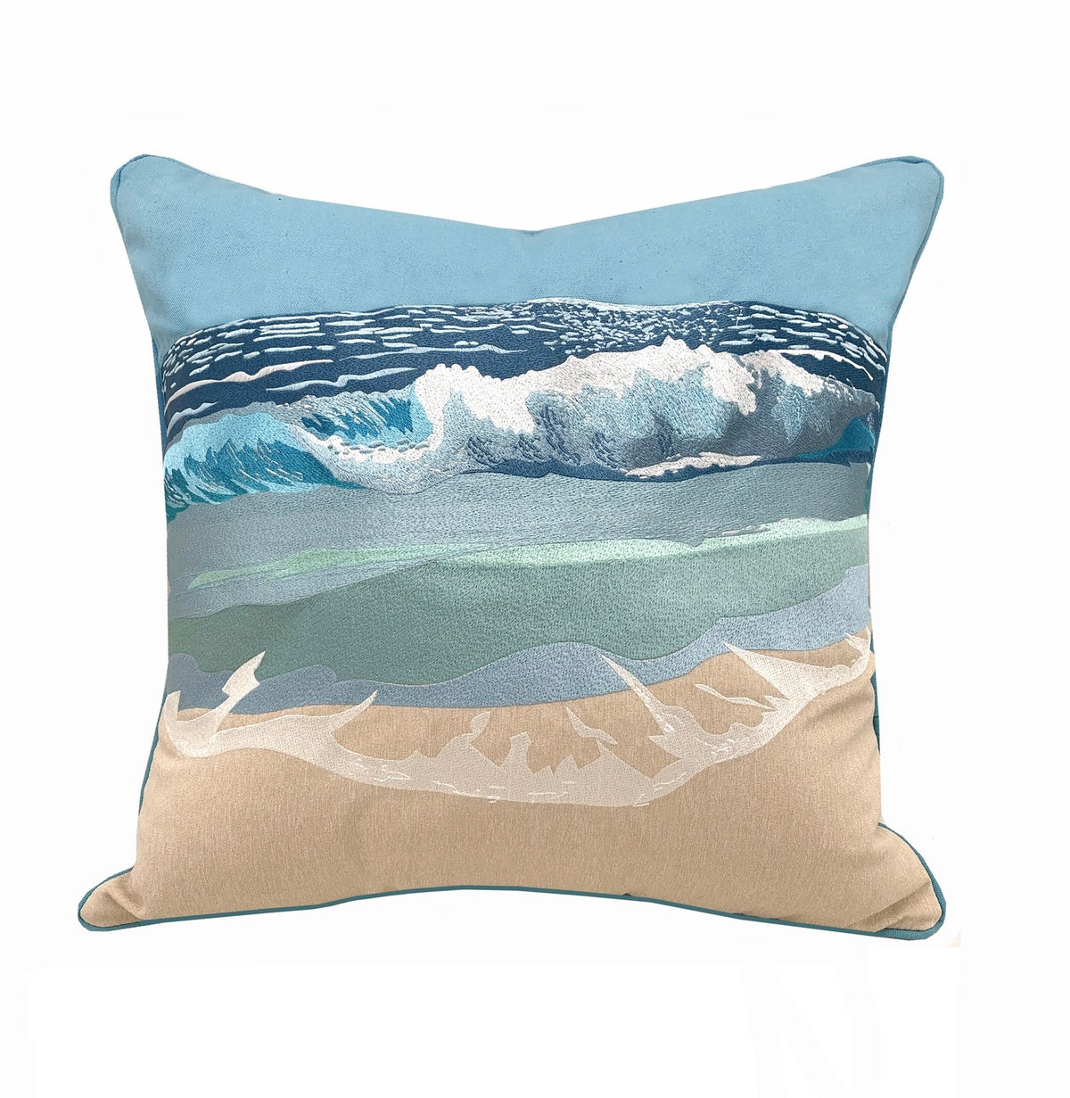 Surf Breaker Indoor Outdoor Pillow