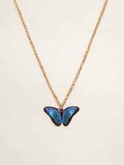 Blue Radiance Bella Butterfly Necklace for Kids