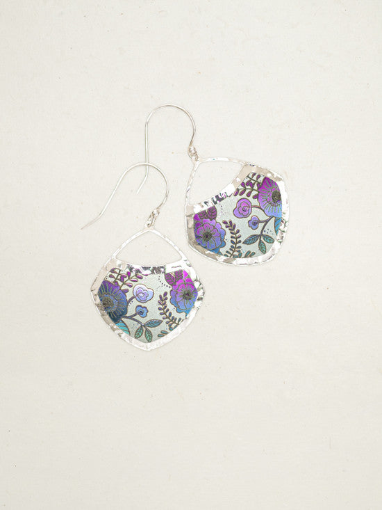 Blue Mist Bright Blossom Earrings