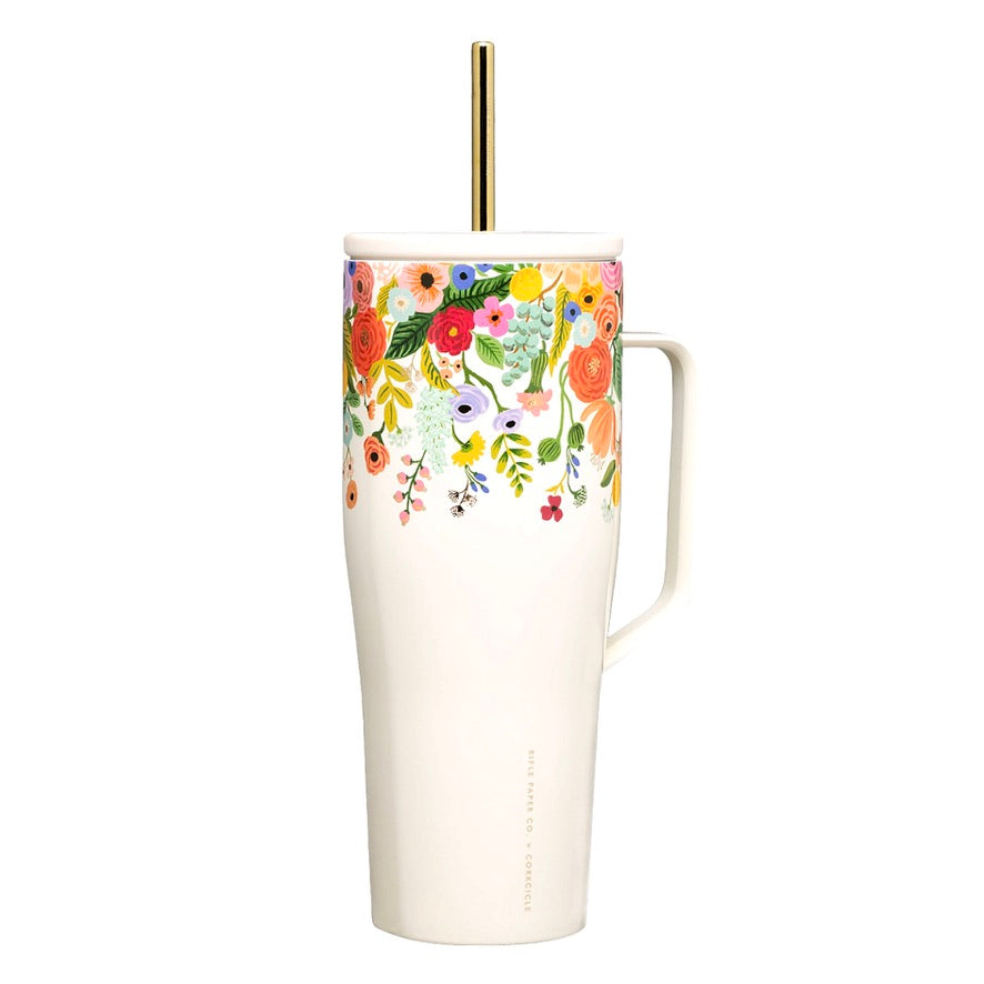 Garden Party Cream XL Cold Cup 30oz