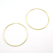 18k Gold Fill 50mm Endless Hoop