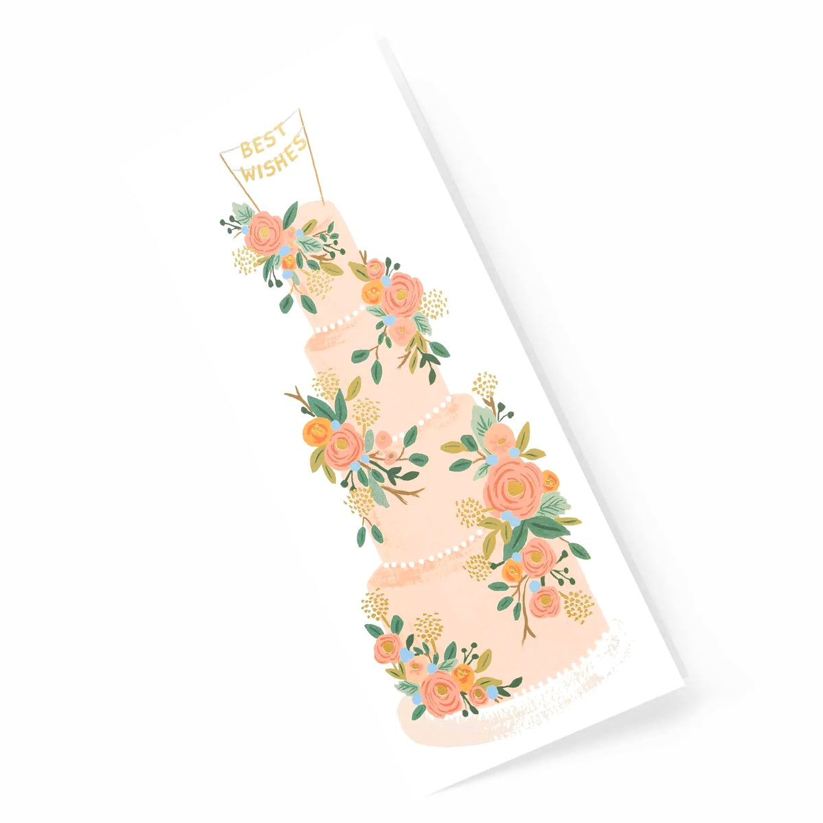Alt View Tall Wedding Cake No. 10 Card