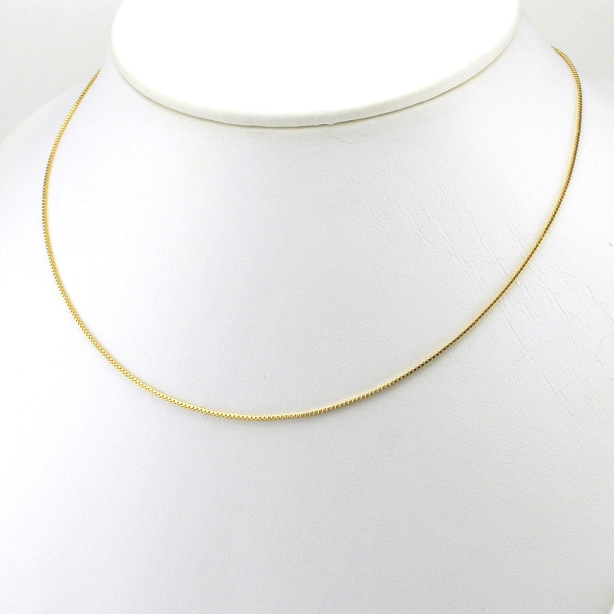 Alt View 18k Gold Fill 16 Inch Box .85mm Chain
