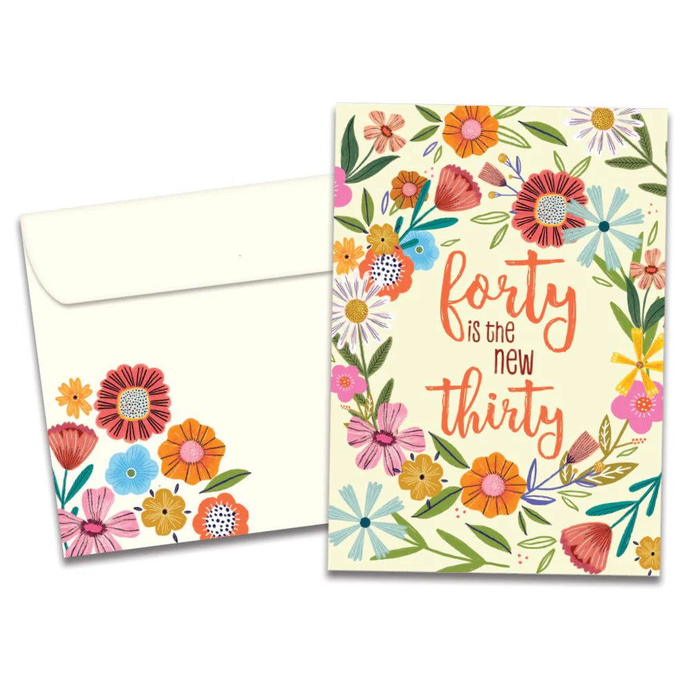 40 is the New 30 Greeting Card