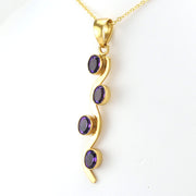 Alchemía Amethyst Squiggle Pendant