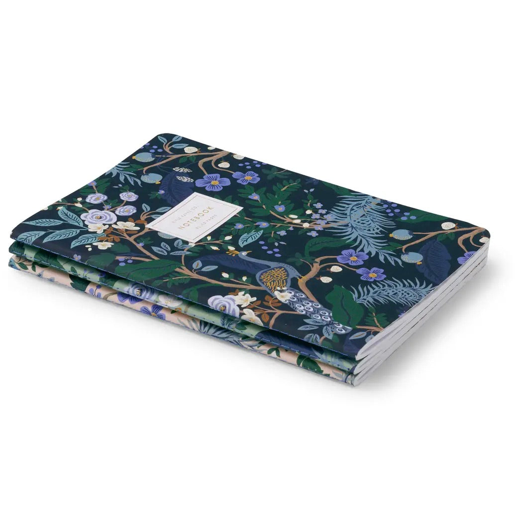 Alt View Assorted Set of 3 Peacock Notebooks