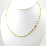 Alternate View 18k Gold Fill 18 Inch Paperclip Link Chain