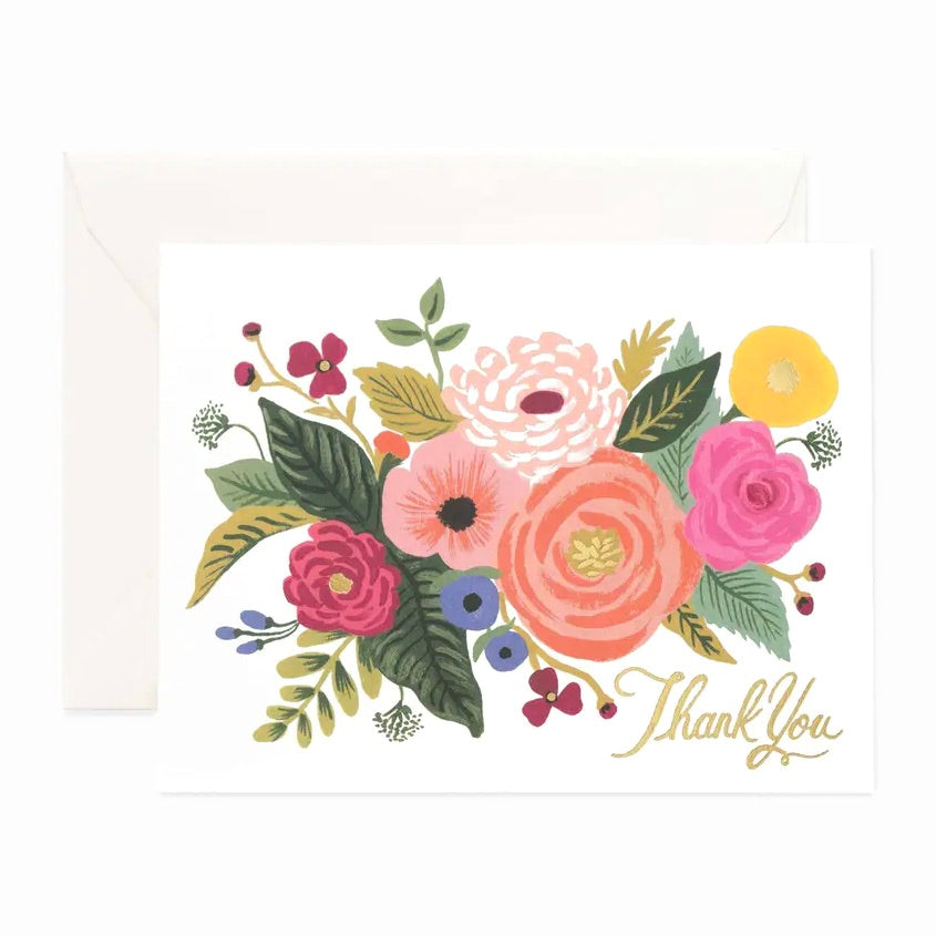 Juliet Rose Thank You Card