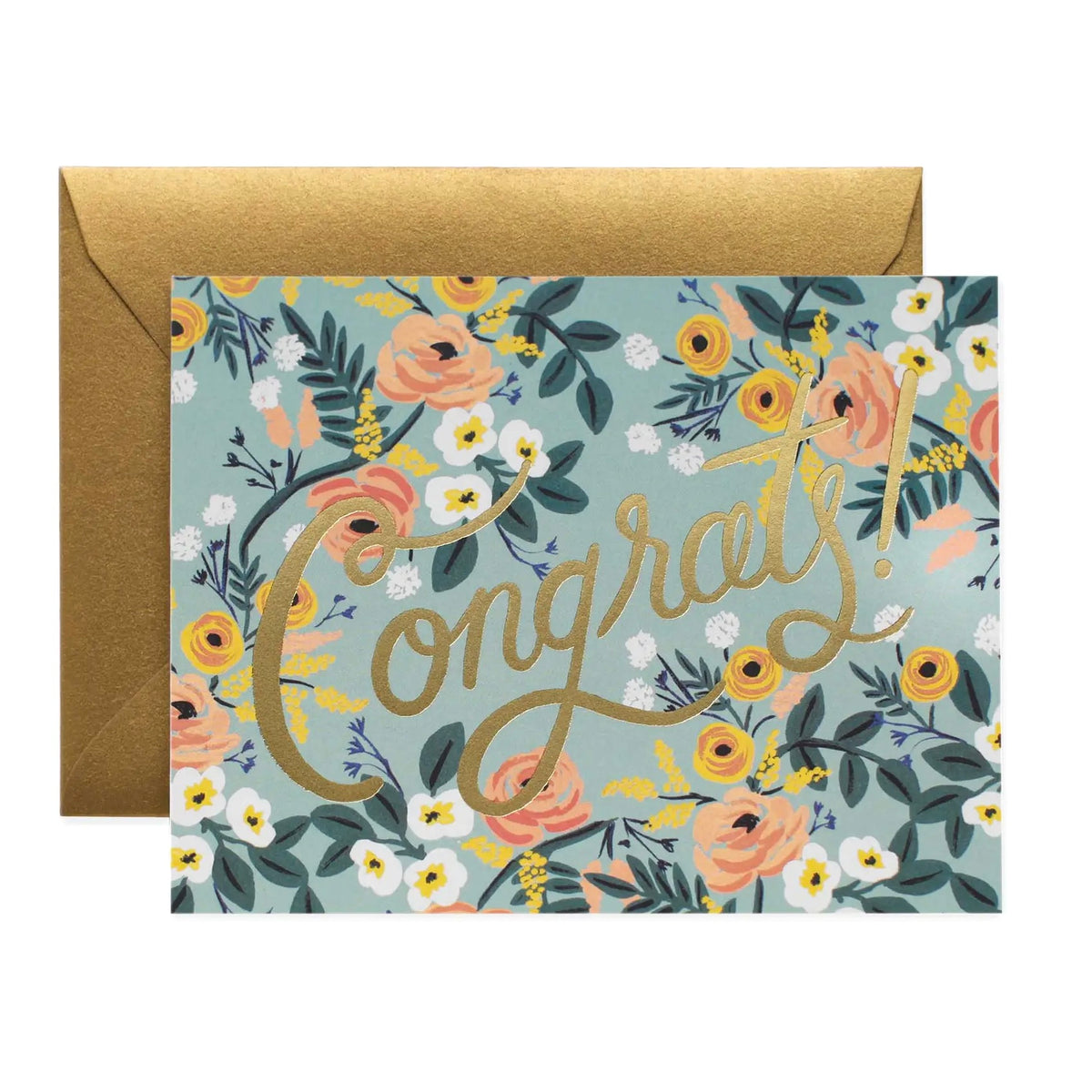 Blue Meadow Congrats Card