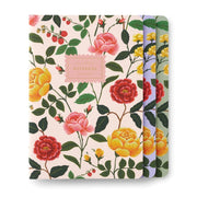 Assorted Set of 3 Roses Notebooks