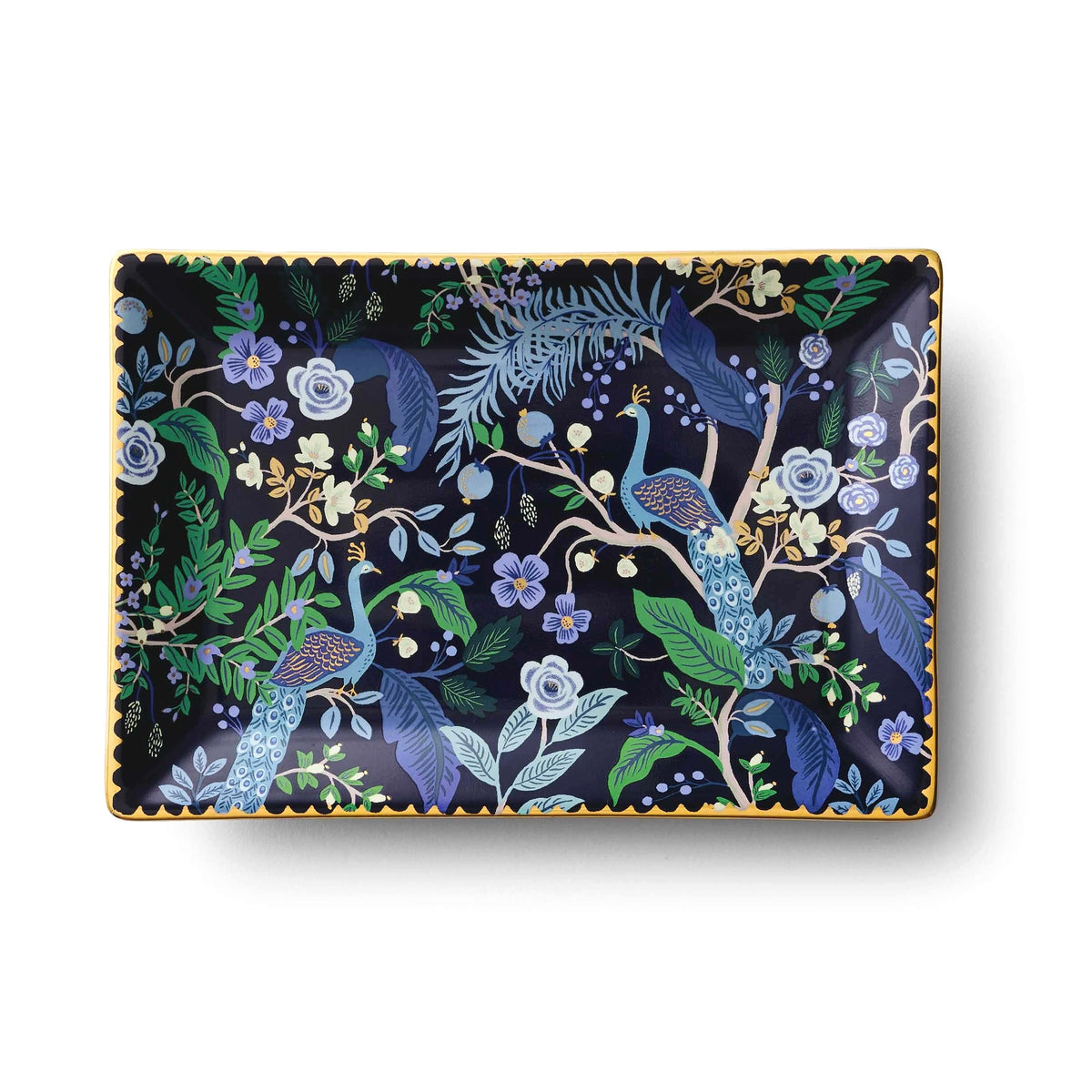 Peacock Catchall Tray