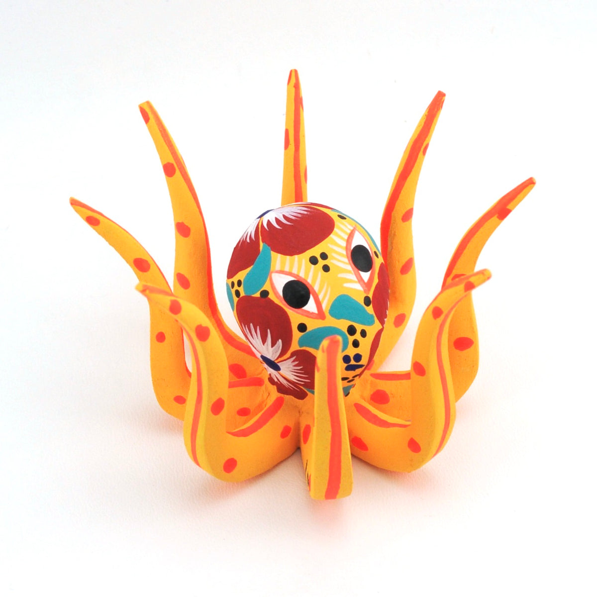 Alt View Oaxacan Octopus Carvings by Munoz