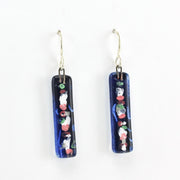 Alt View Glass Cherry Blossoms Medium Bar Earrings