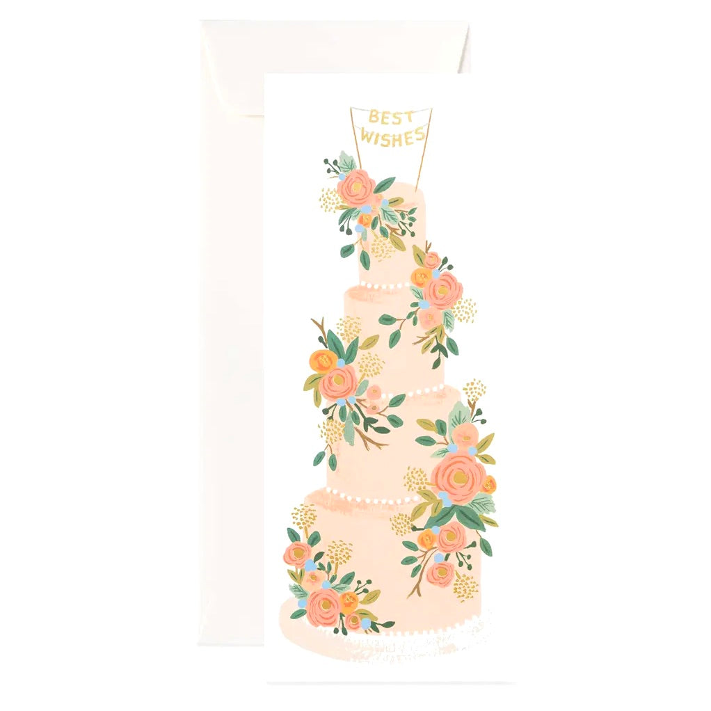 Tall Wedding Cake No. 10 Card