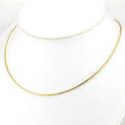 Alt View 18k Gold Fill 16 Inch 1.2mm Box Chain