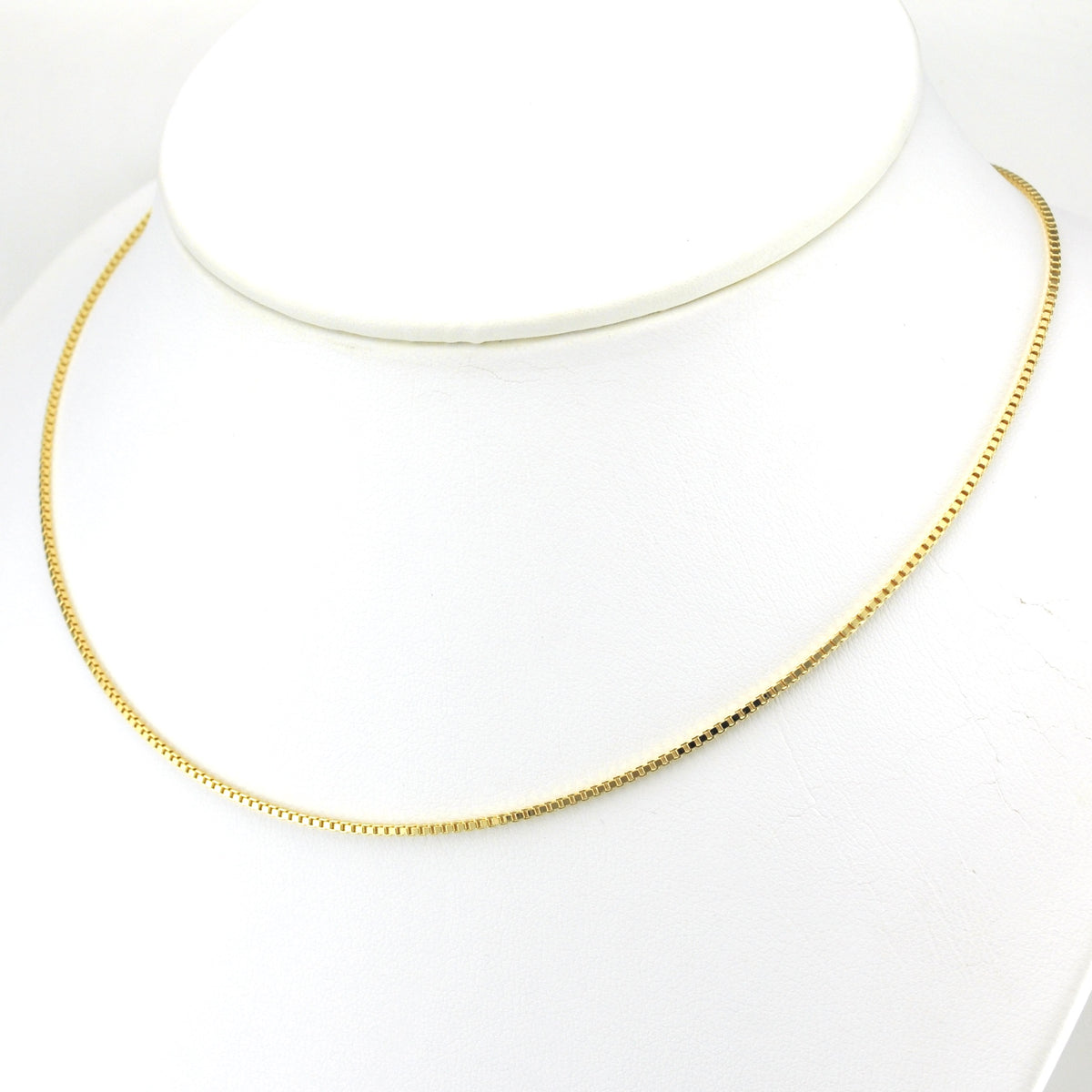 Alt View 18k Gold Fill 16 Inch 1.2mm Box Chain