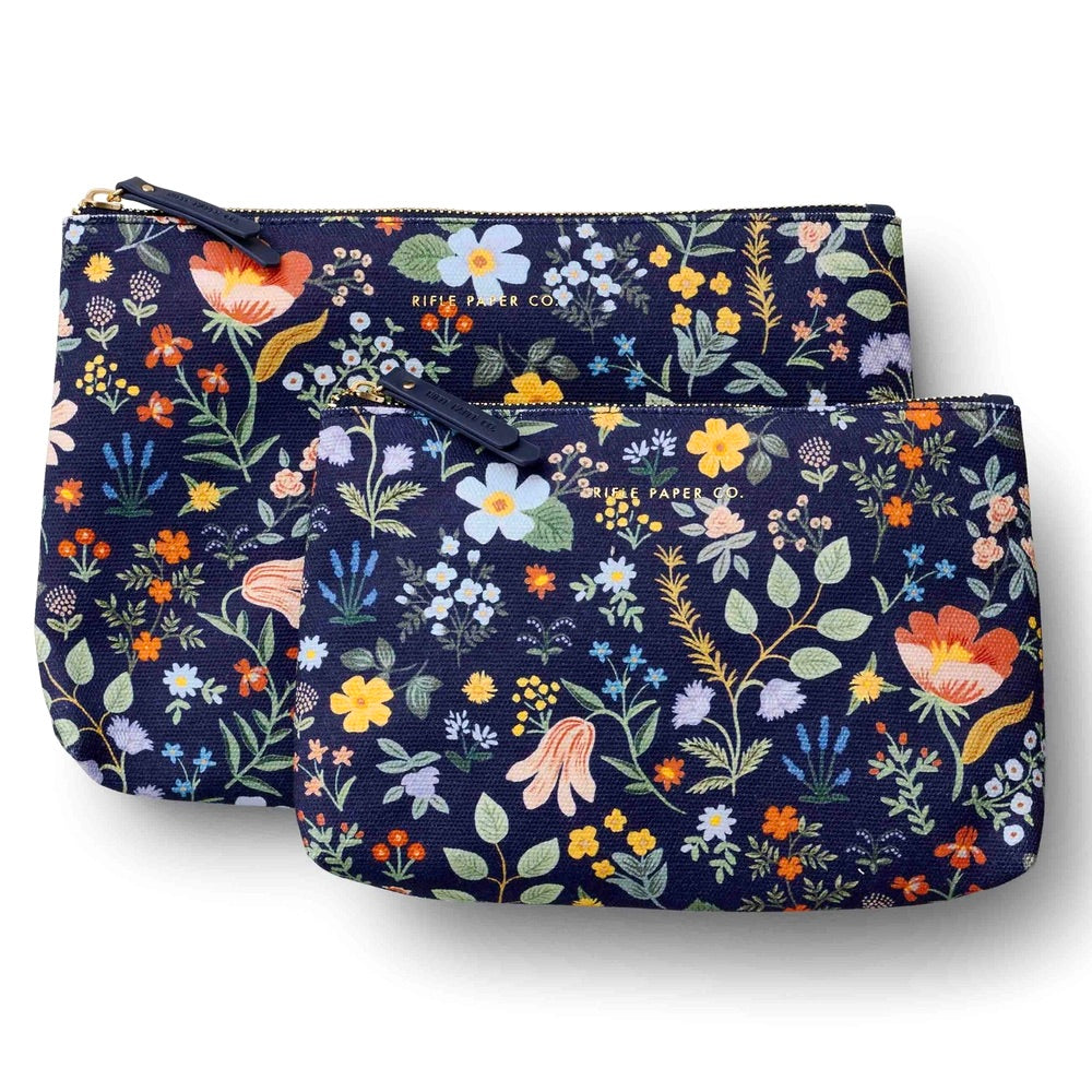 Bramble Fields Zippered Pouch Set