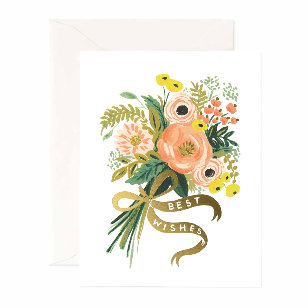 Best Wishes Bouquet Card