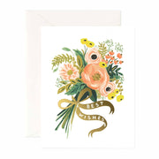 Best Wishes Bouquet Card