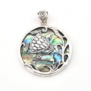  Abalone Sea Turtle Pendant