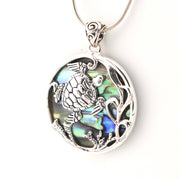 Abalone Sea Turtle Pendant on Chain