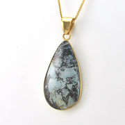 Alchemía Aztec Lapis Tear Pendant