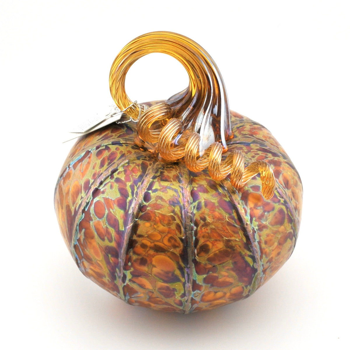 Alternate View Large Harvest Glass Pumpkin