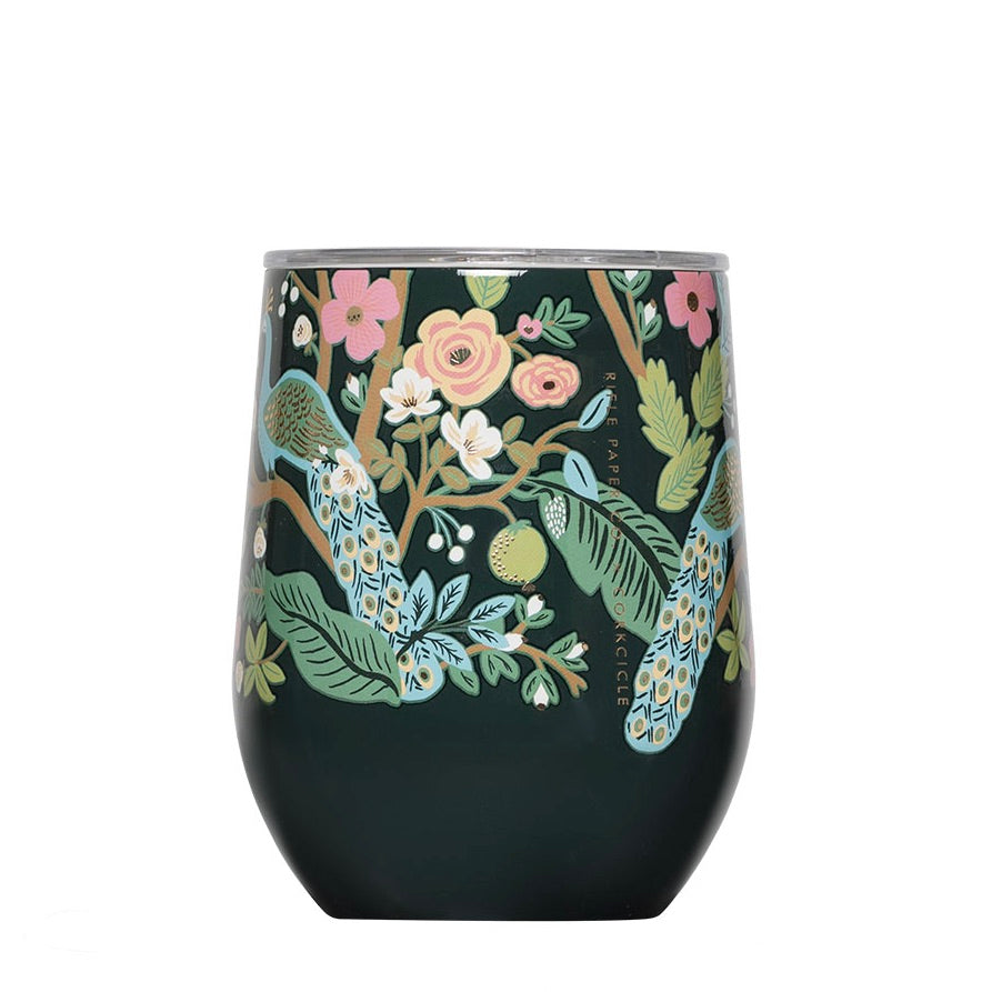 Alternate View Peacock 12oz Stemless Wine Cup