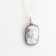 Alternate View Roman Glass Rectangle Necklace 15395