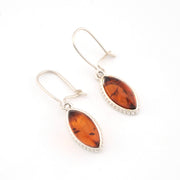 Amber Marquise Dangle Earrings
