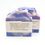 Back Side Handmade Wild Blackberry Soap