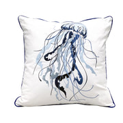 Blue Jellyfish Indoor/ Outdoor Pillow