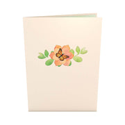 Card Cover Monarch Butterfly Bloom Pop Up Card
