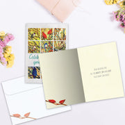 Card Inside Bird Celebration Birthday Card