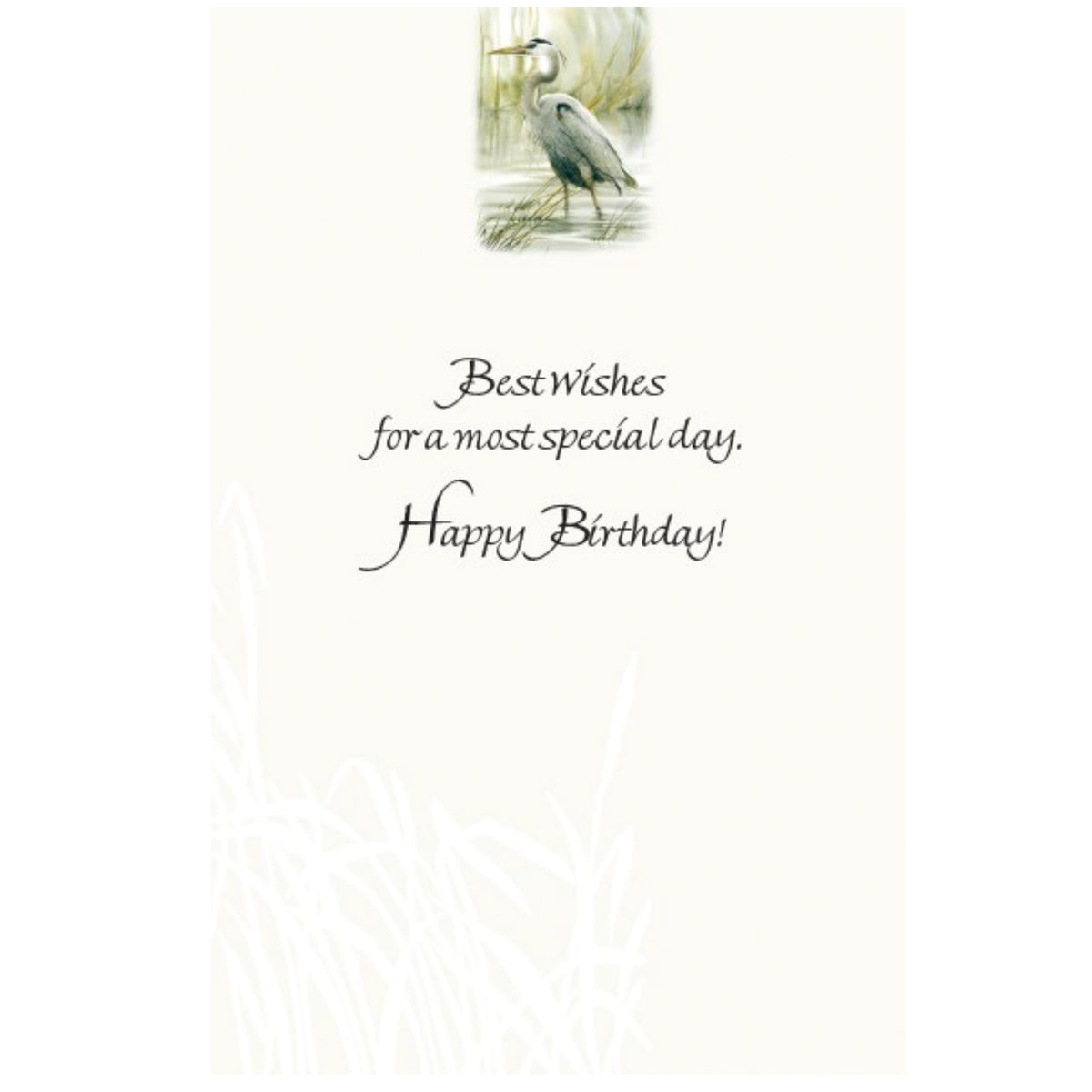 Card Inside First Light Birthday Card