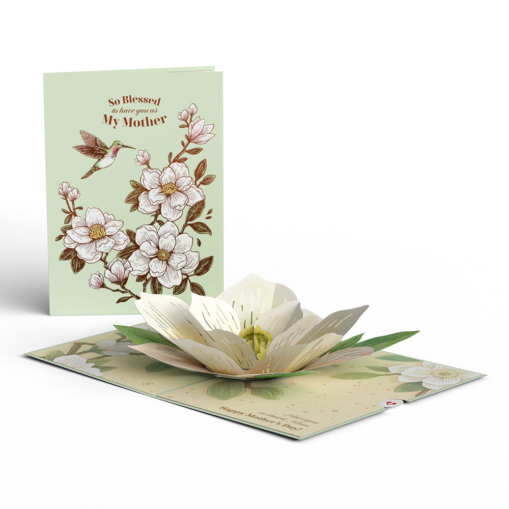 Card with Cover Mother's Day Magnolia Pop Up Card
