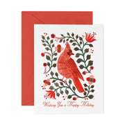 Cardinal Holiday Card