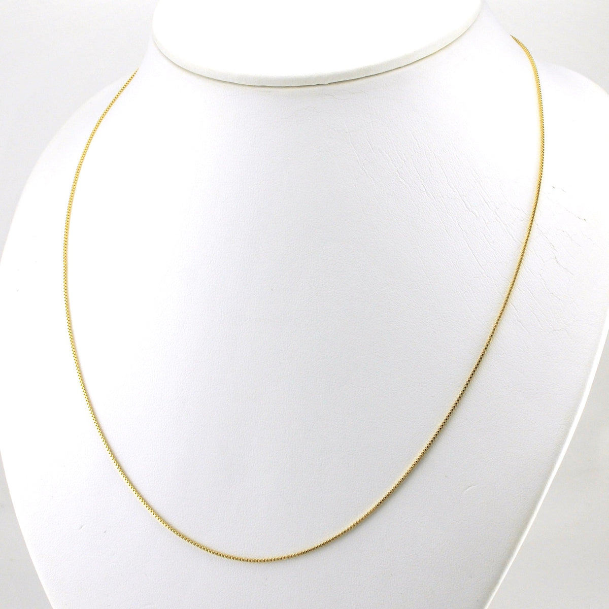Alt View 18k Gold Fill 20 Inch Box .85mm Chain