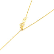 Close View 18k Gold Fill 26 Inch Adjustable .85mm Diamond Cut Box Chain