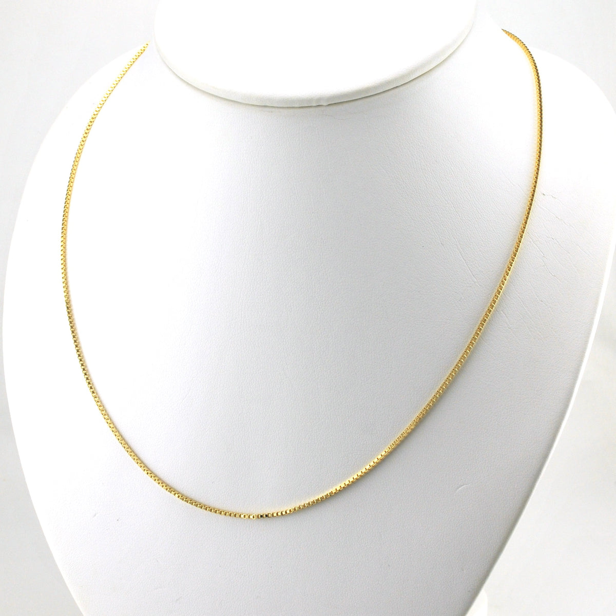 Alt View 18k Gold Fill 20 Inch 1.2mm Box Chain