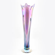 Glass Purple Flower Vase