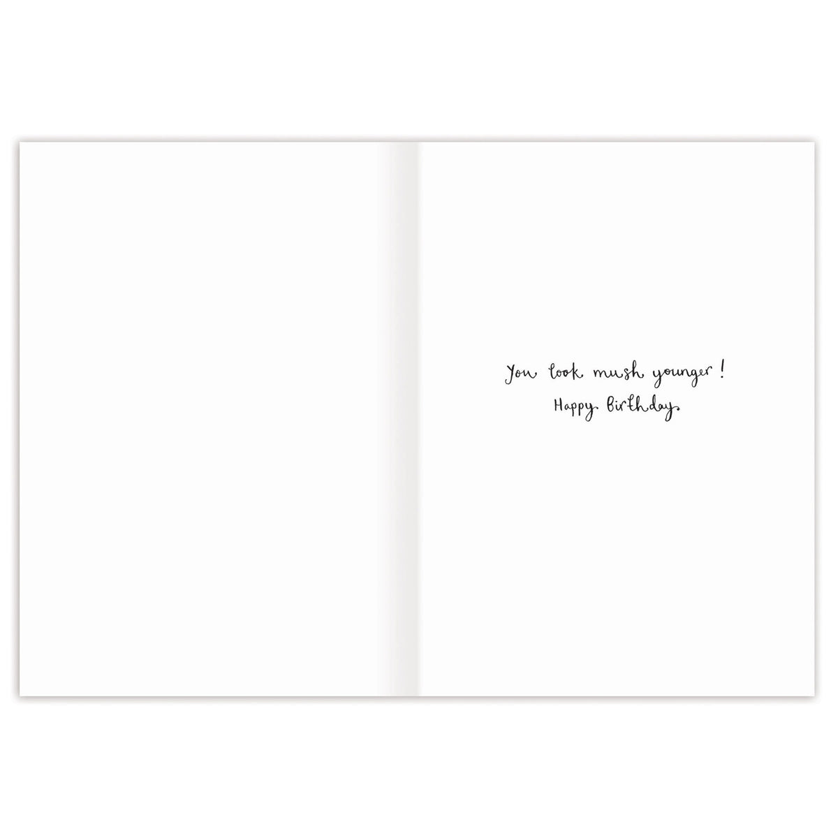 Holy Shitake Mushrooms Birthday Card Inside