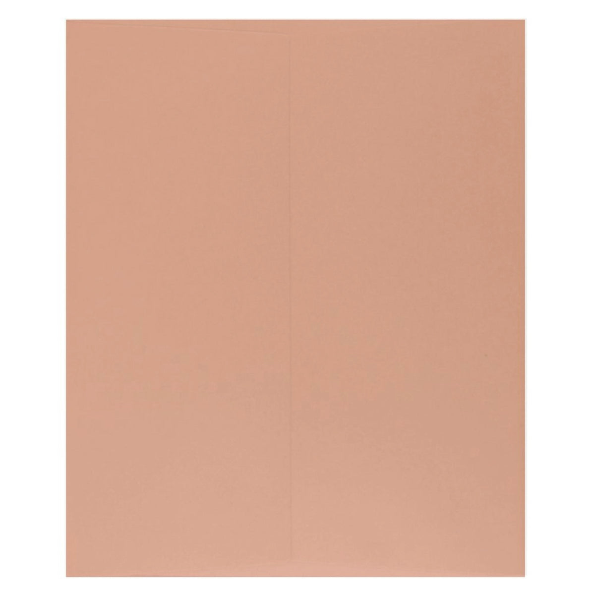 Solid peach-colored square with a white border