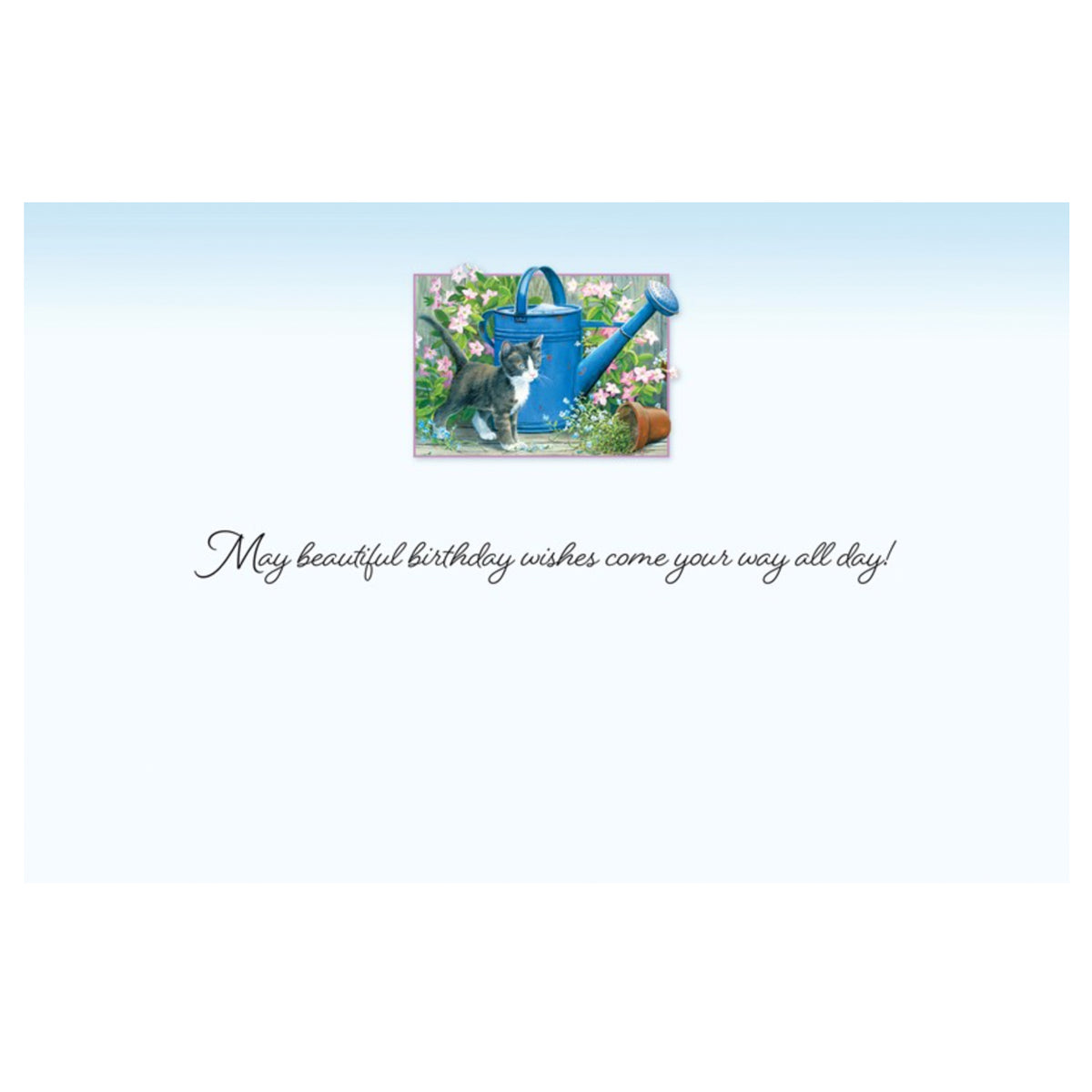 Inside Gardener's Assistant Birthday Card