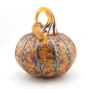 Large Harvest Glass Pumpkin