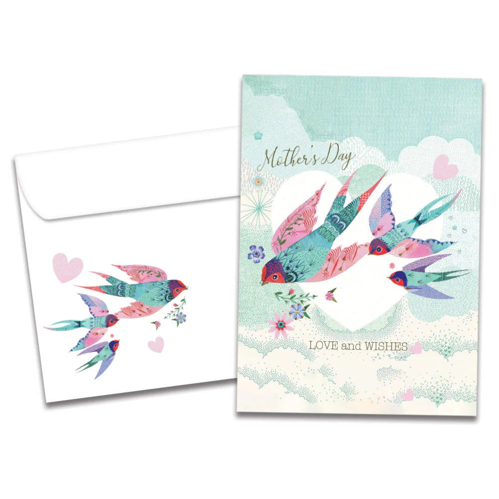 Loving Bird Wishes Mother's Day Card